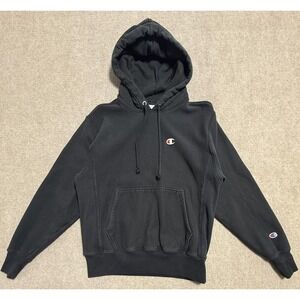 Champion Hoodie Mens Medium‎ Reverse Weave Pullover Sweatshirt Embroidered